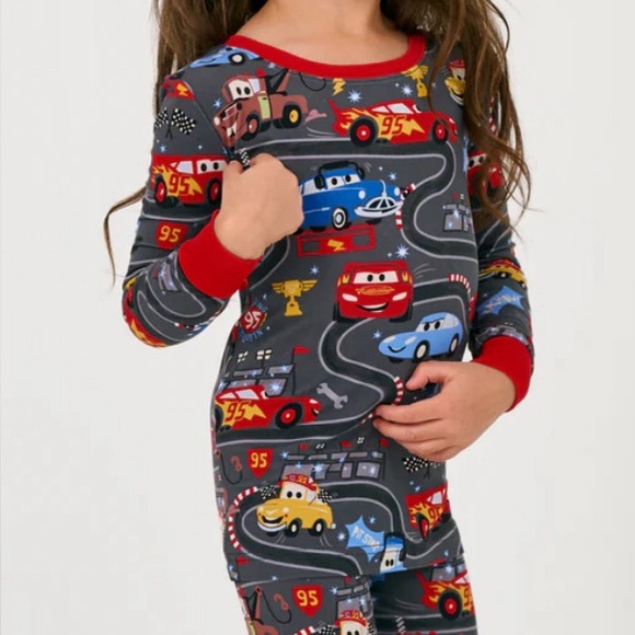 Little sleepies Piston Cup Two-Piece Pajama Set size 4t - Picture 6 of 6